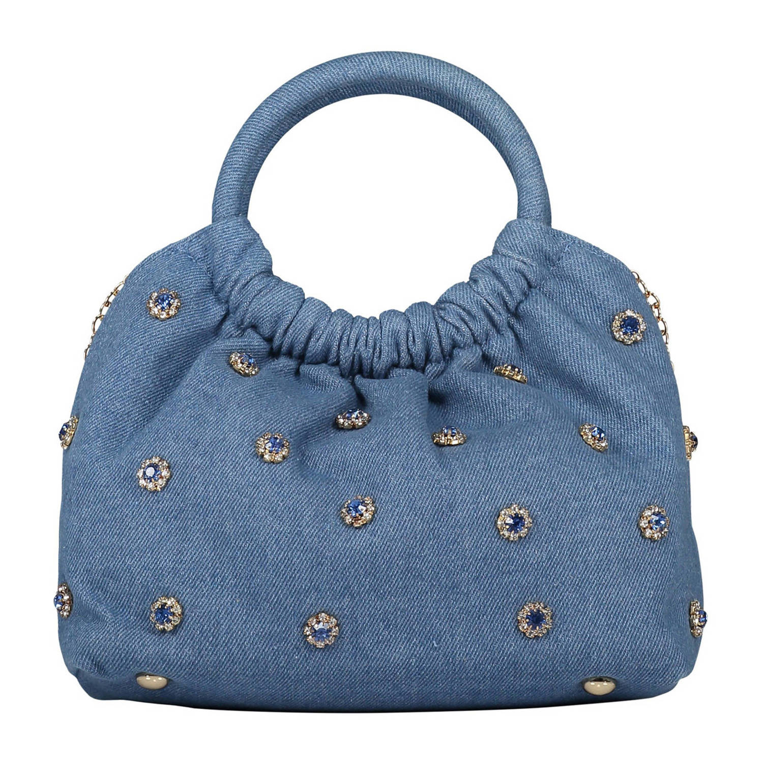 Bulaggi denim handtas blauw