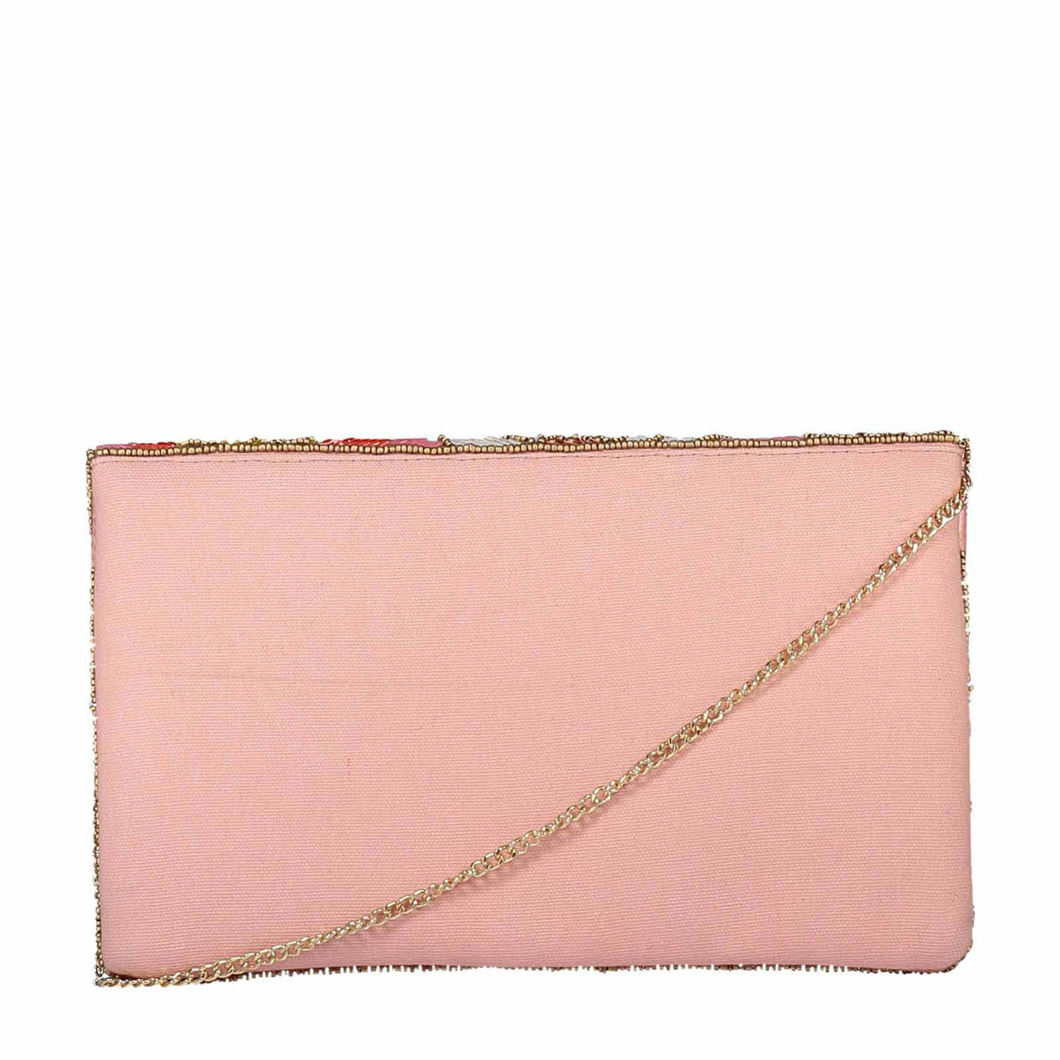 Bulaggi clutch met strass Flower roze