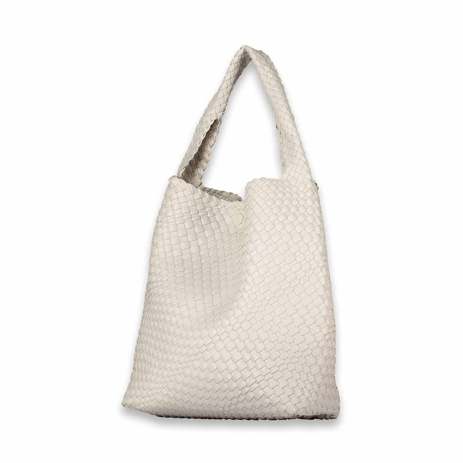 Bulaggi schoudertas Weave Hobo ecru