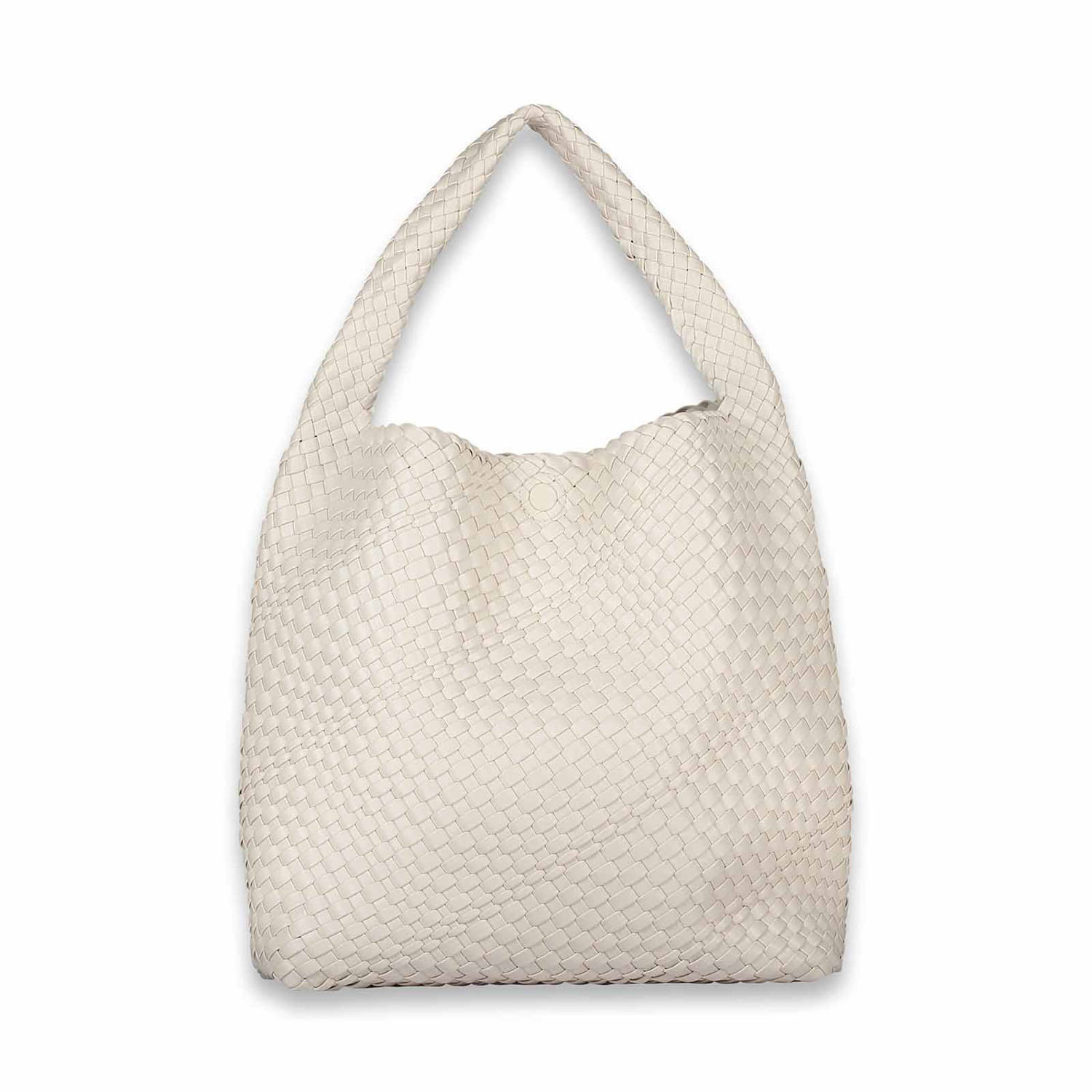 Bulaggi schoudertas Weave Hobo ecru