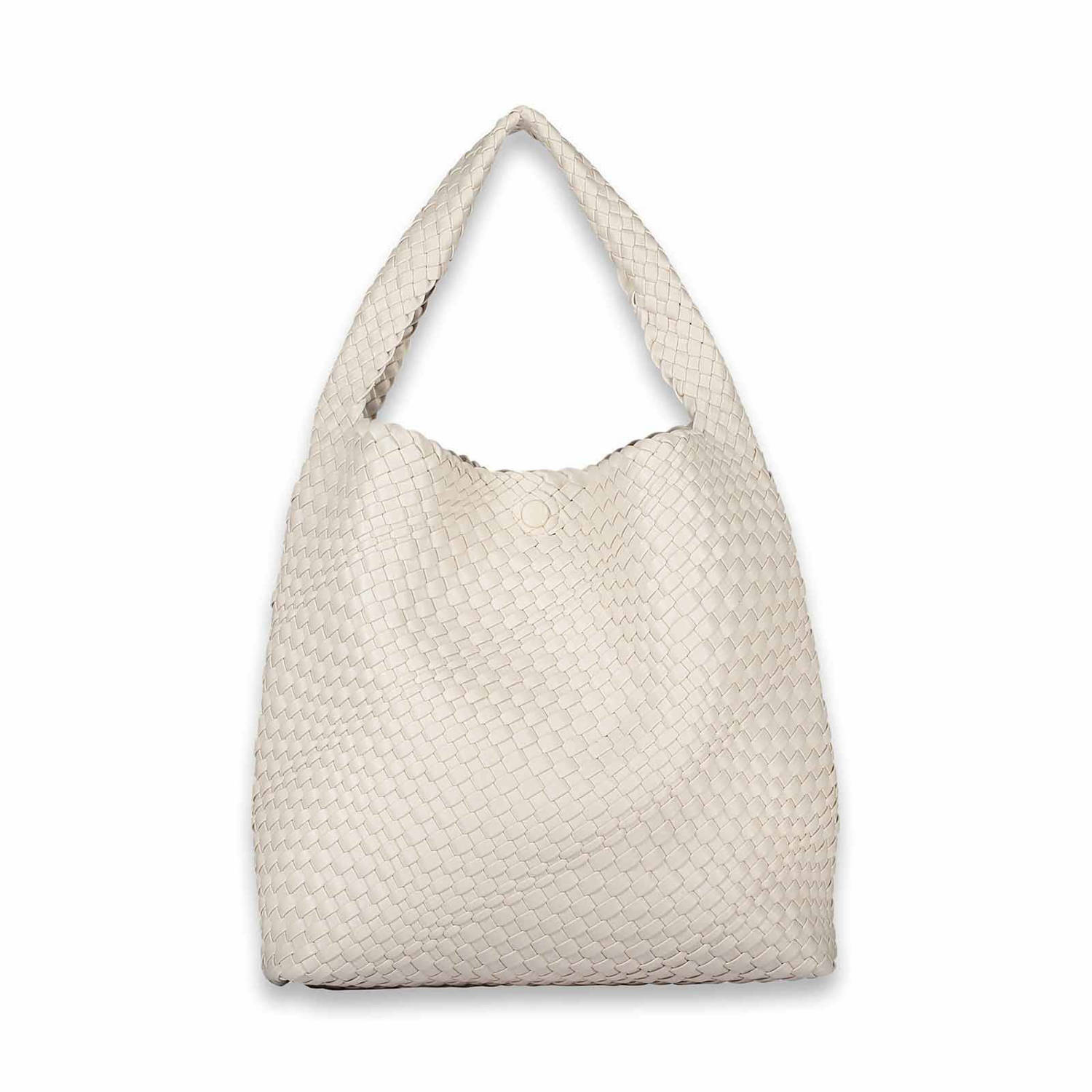 Bulaggi schoudertas Weave Hobo ecru