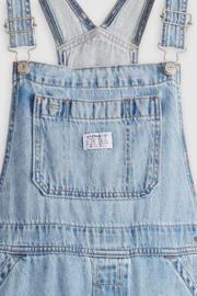 thumbnail: Levi's wide leg tuinbroek light blue denim