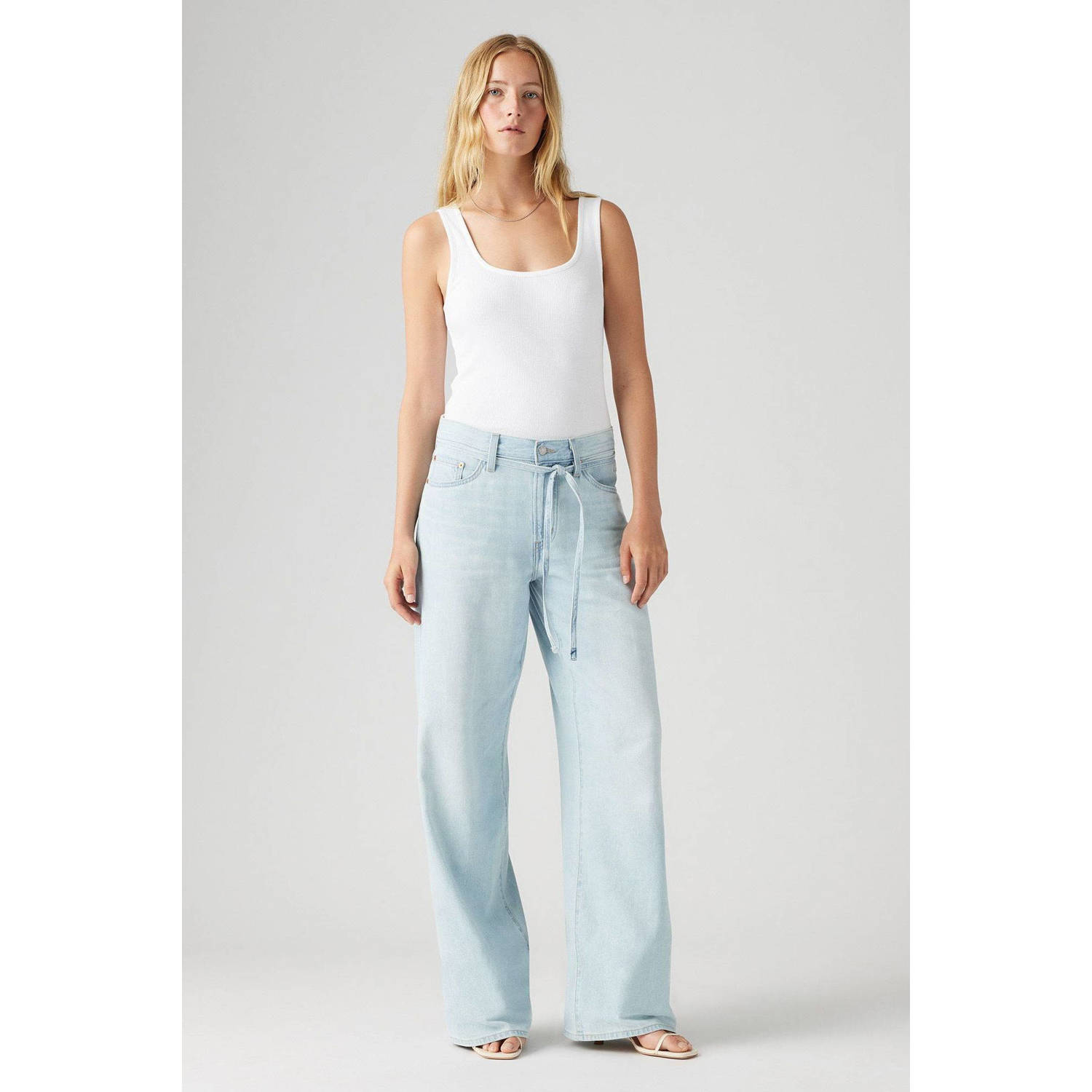Levi's high waist wide leg jeans