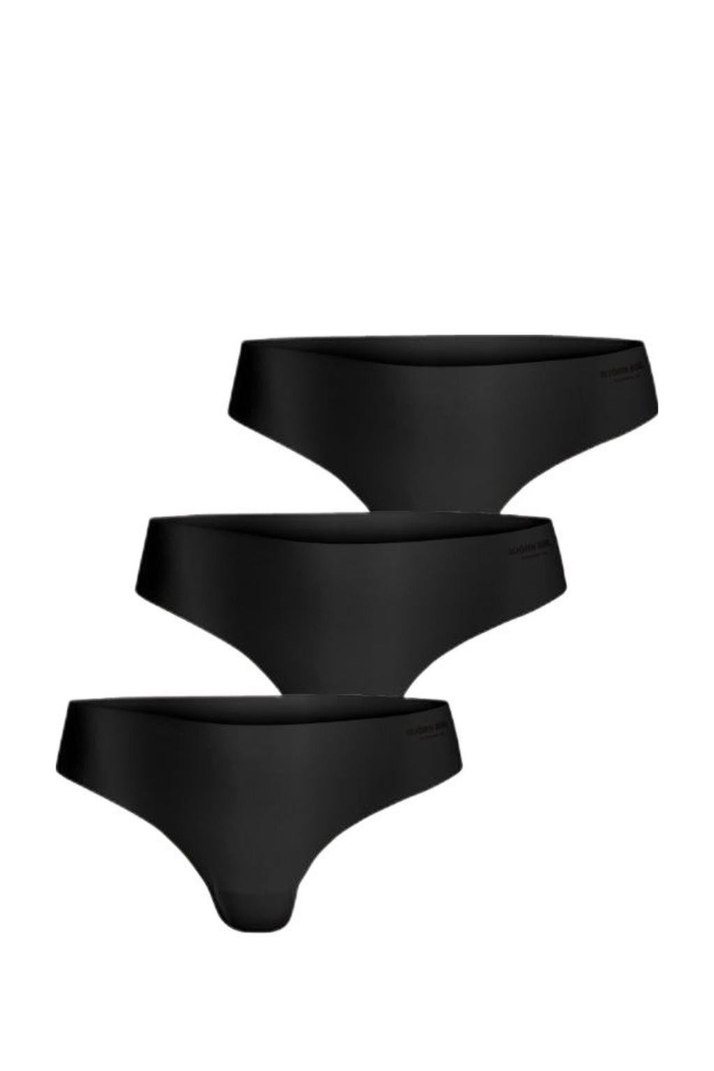 Björn Borg seamless string (set van 3) zwart | wehkamp