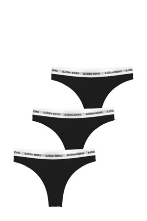 string (set van 3) zwart