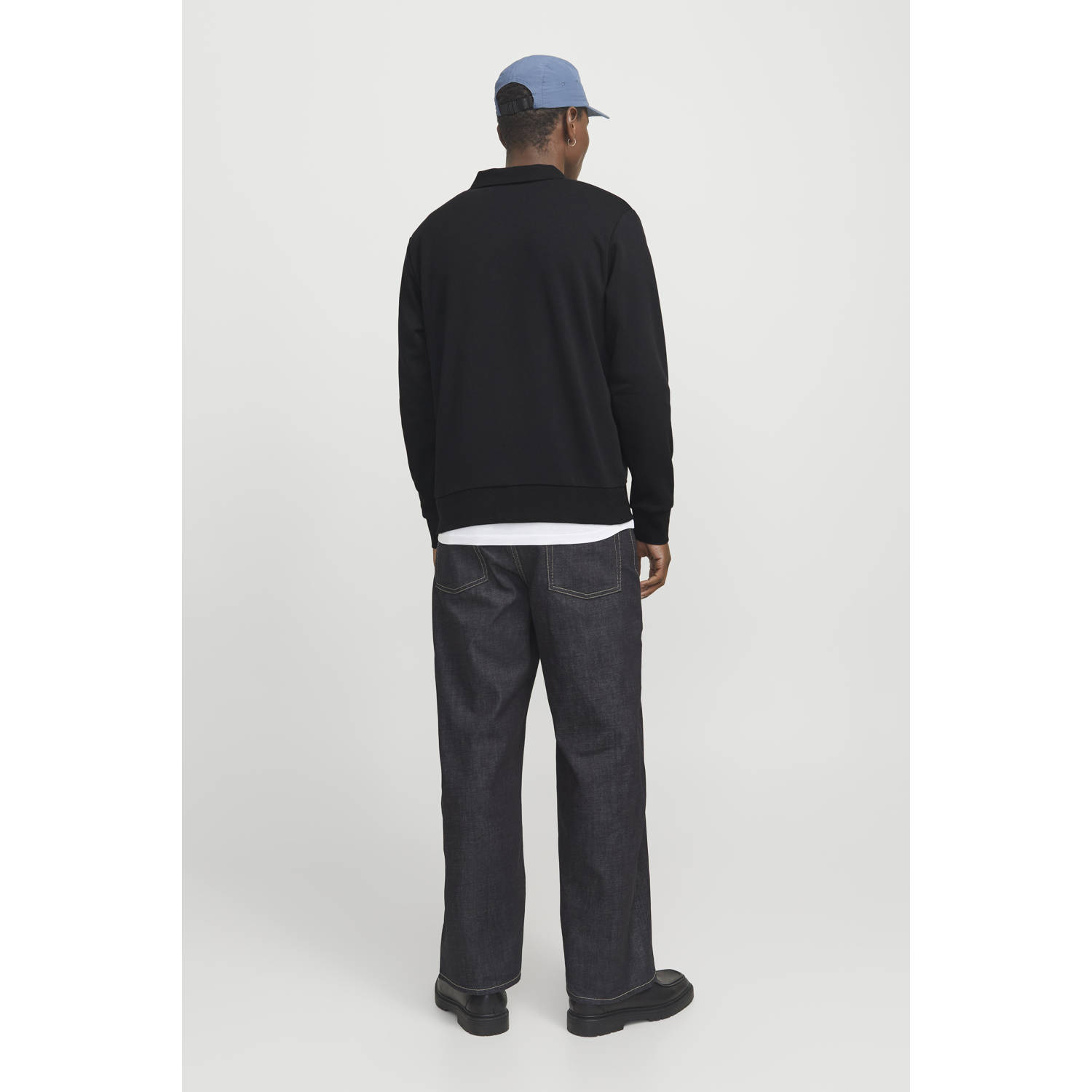JACK & JONES ESSENTIALS sweater zwart