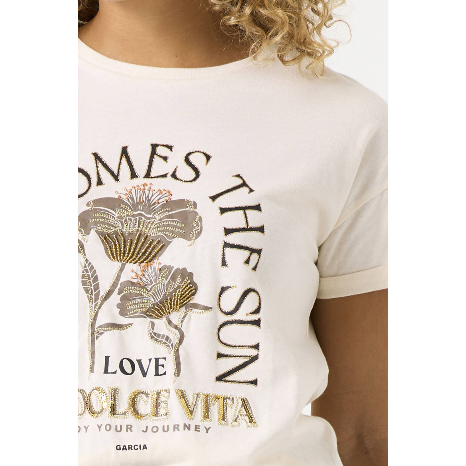 Garcia T-shirt ecru