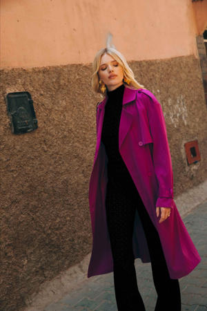 trenchcoat paars