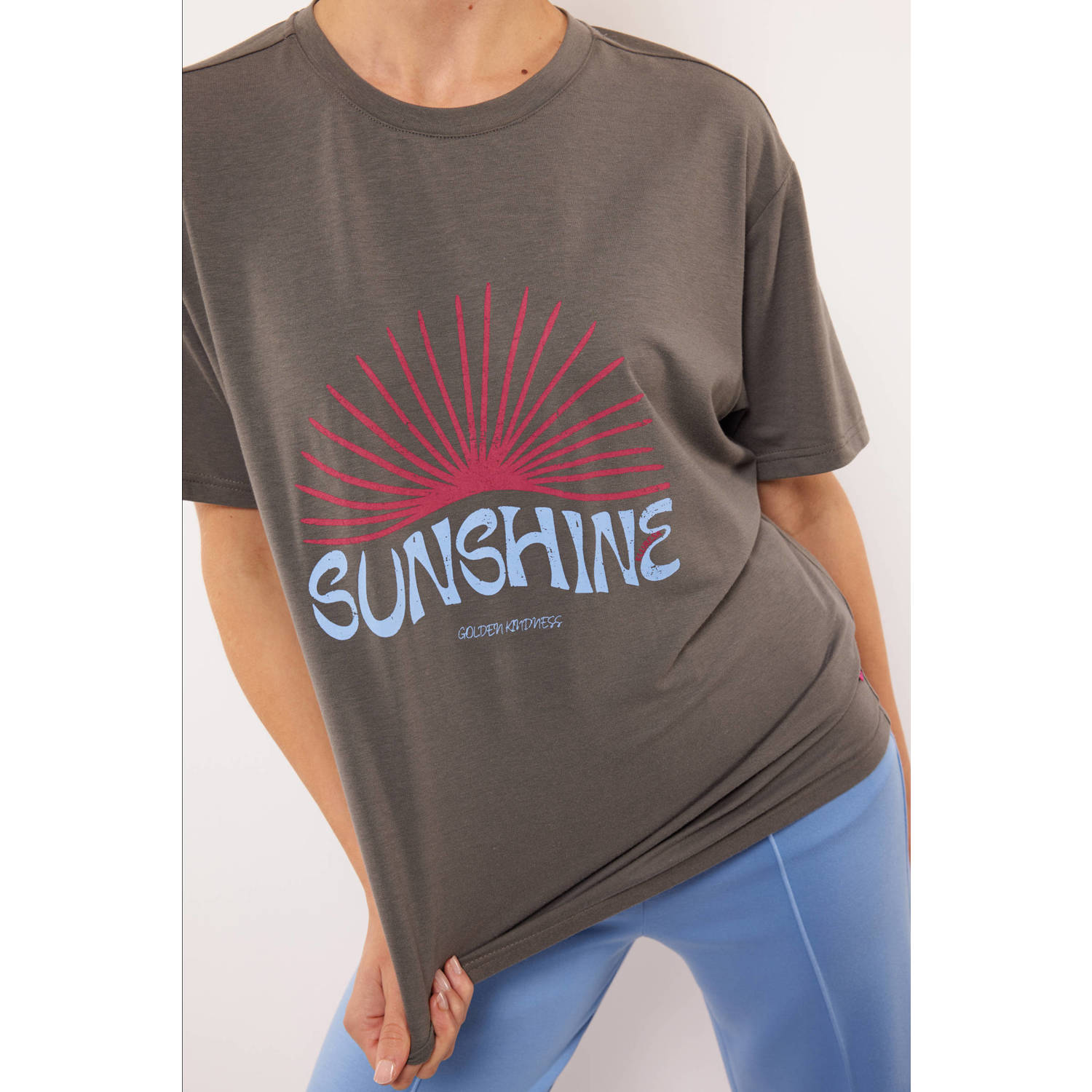 FLURESK T-shirt grijs