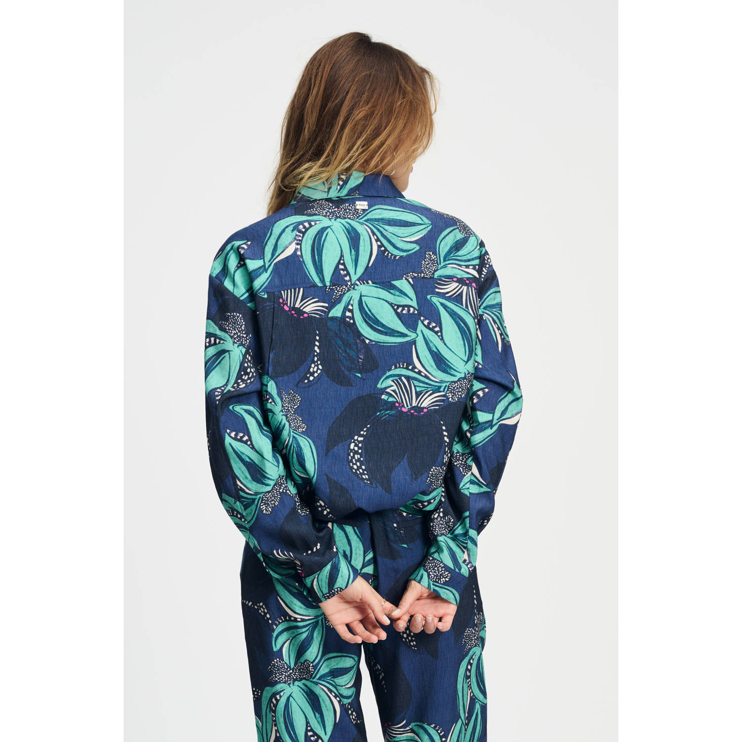 POM Amsterdam blouse donkerblauw
