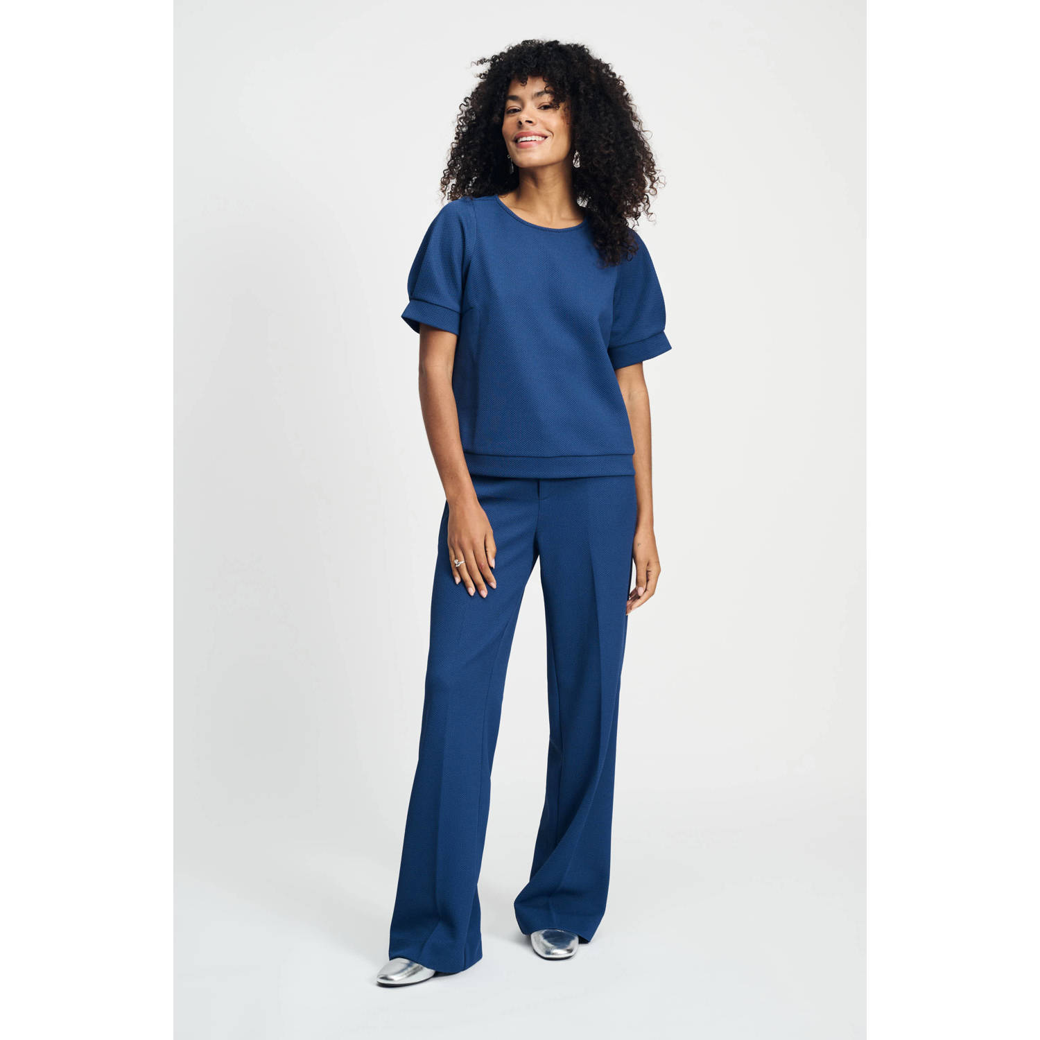POM Amsterdam blousetop blauw