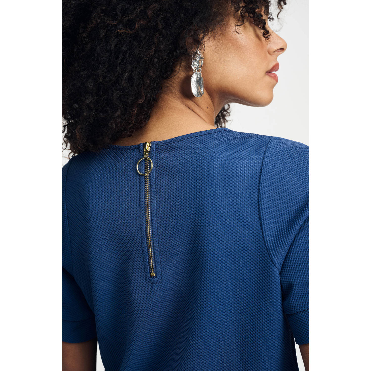 POM Amsterdam blousetop blauw