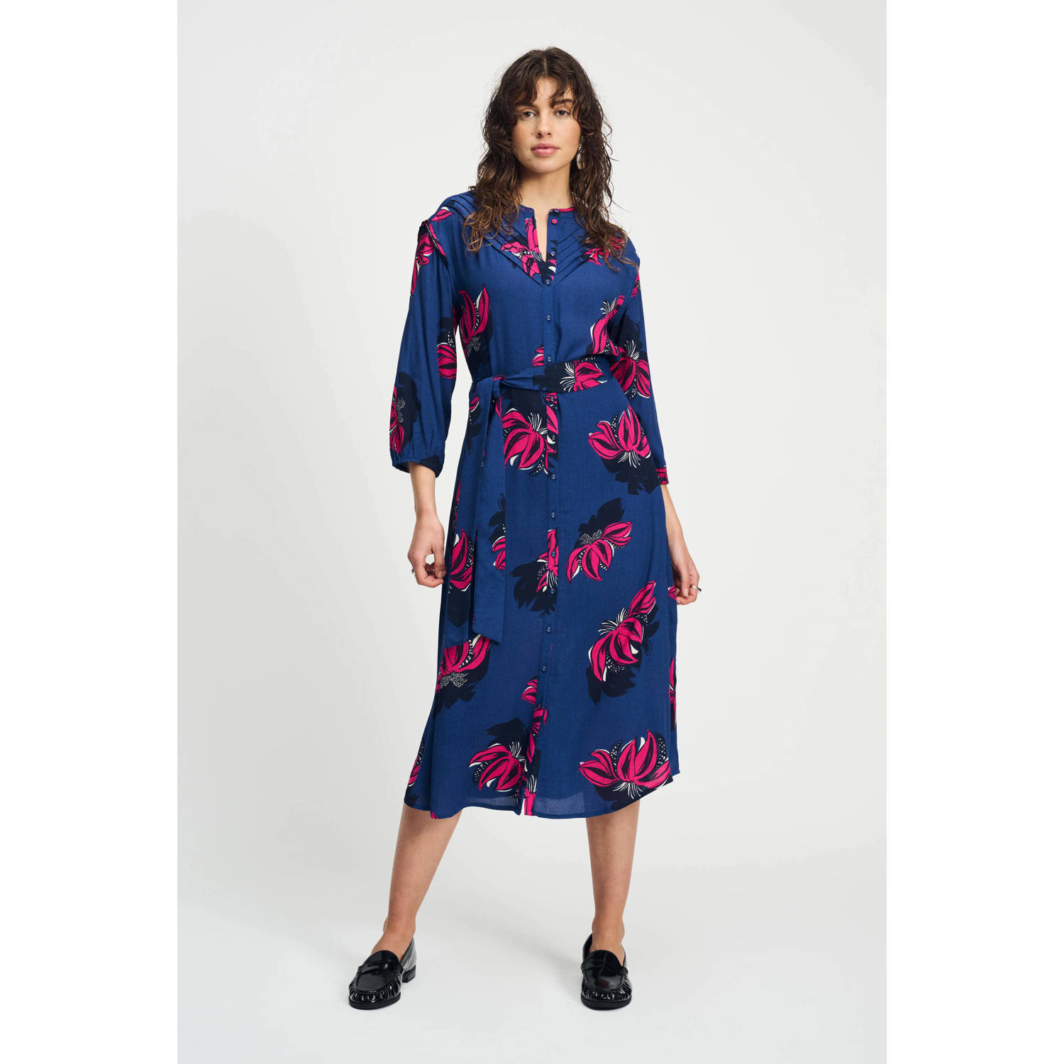 POM Amsterdam blousejurk blauw