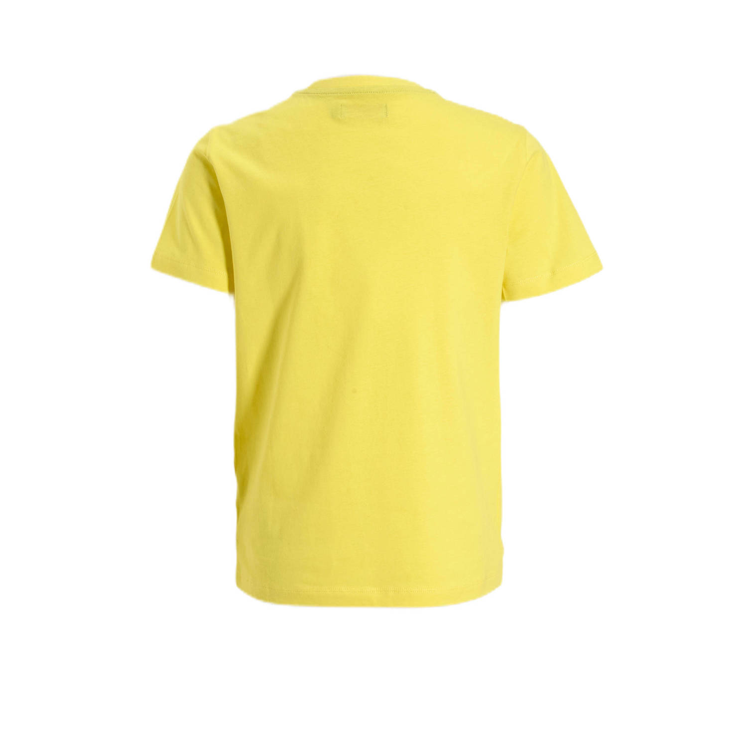 Orange Stars T-shirt Pakis met printopdruk geel