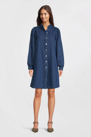 blousejurk medium blue denim