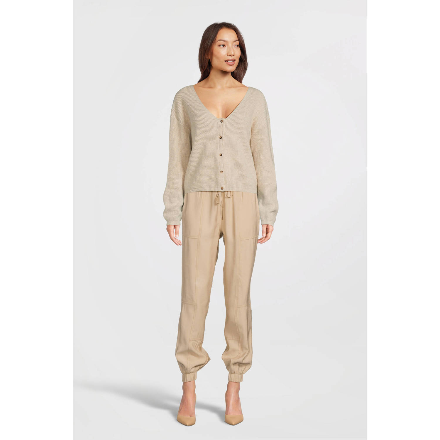 MSCH Copenhagen gebreid vest beige