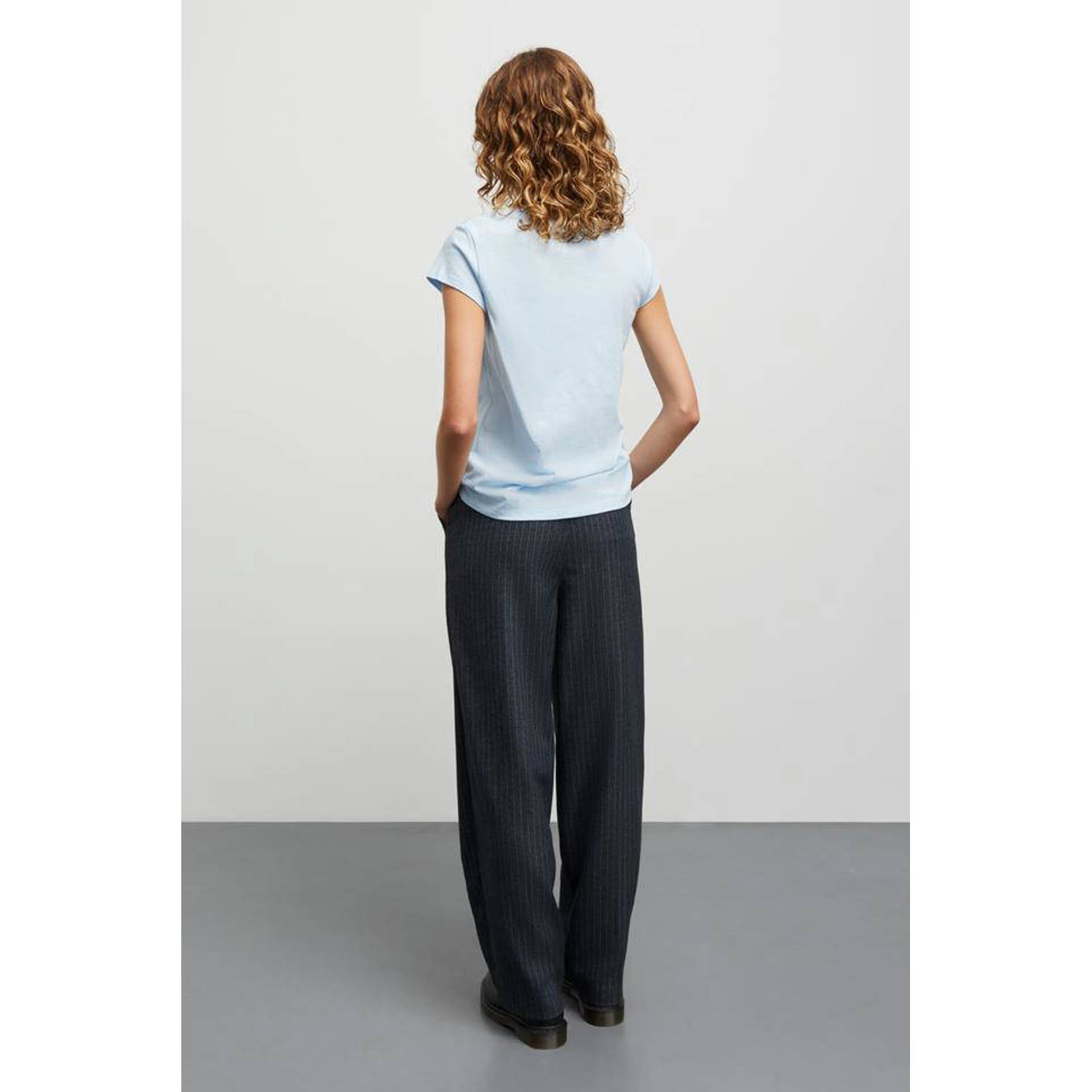 MADS NØRGAARD COPENHAGEN T-shirt lichtblauw
