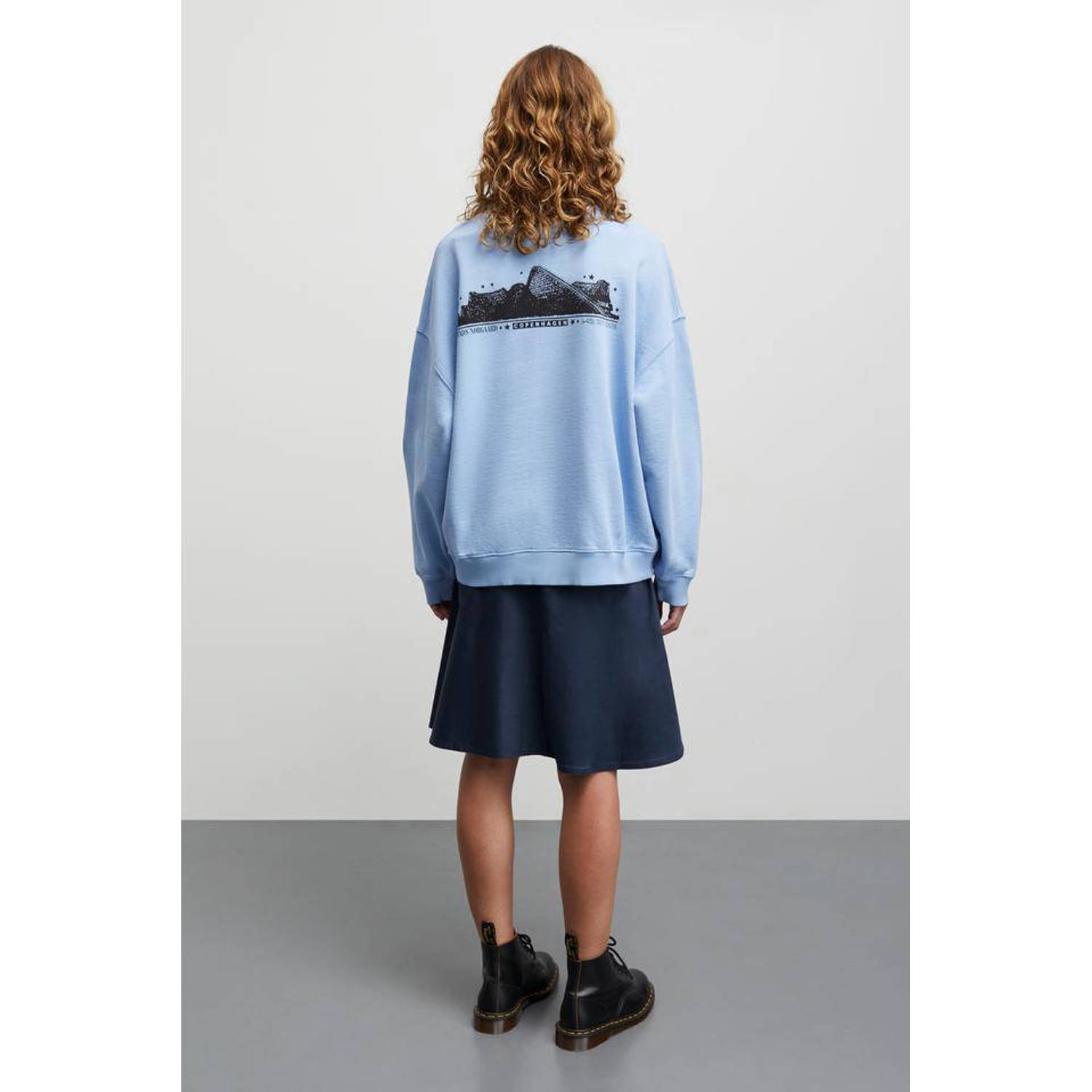 MADS NØRGAARD COPENHAGEN sweater lichtblauw