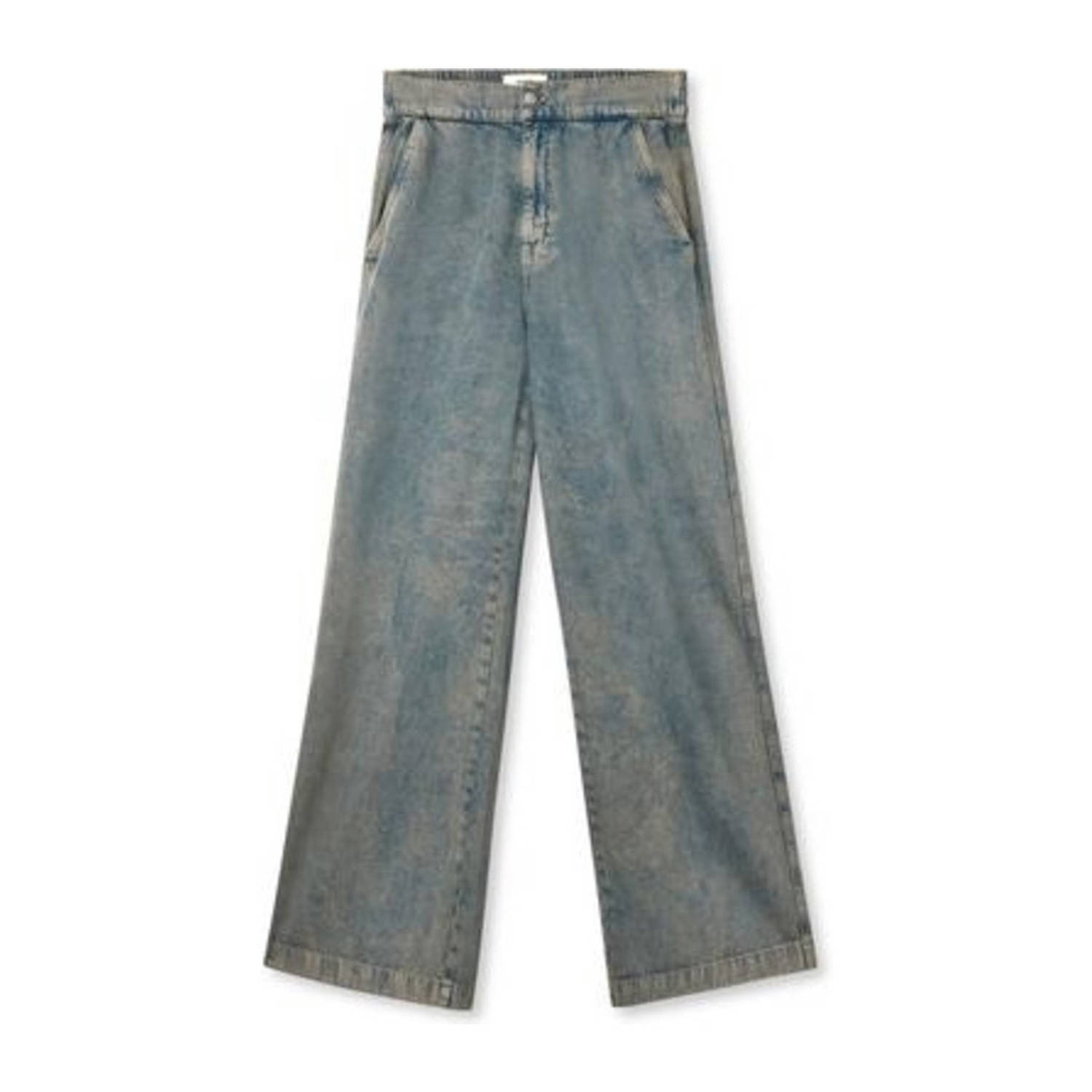 MADS NØRGAARD COPENHAGEN regular waist medium blue denim