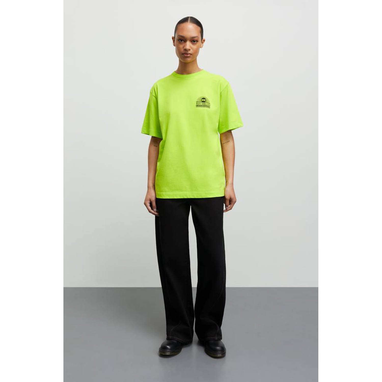 MADS NØRGAARD COPENHAGEN T-shirt geel