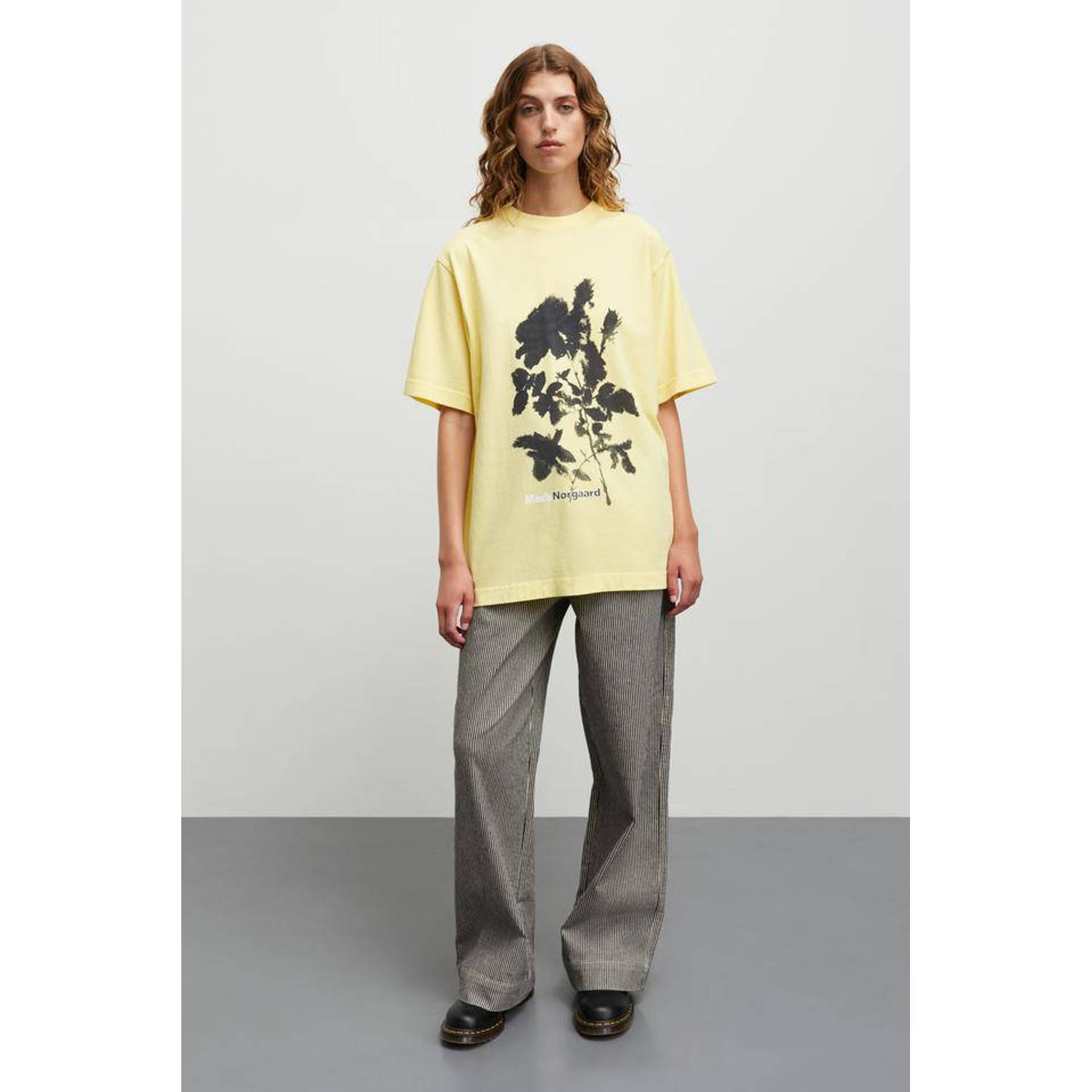 MADS NØRGAARD COPENHAGEN T-shirt geel