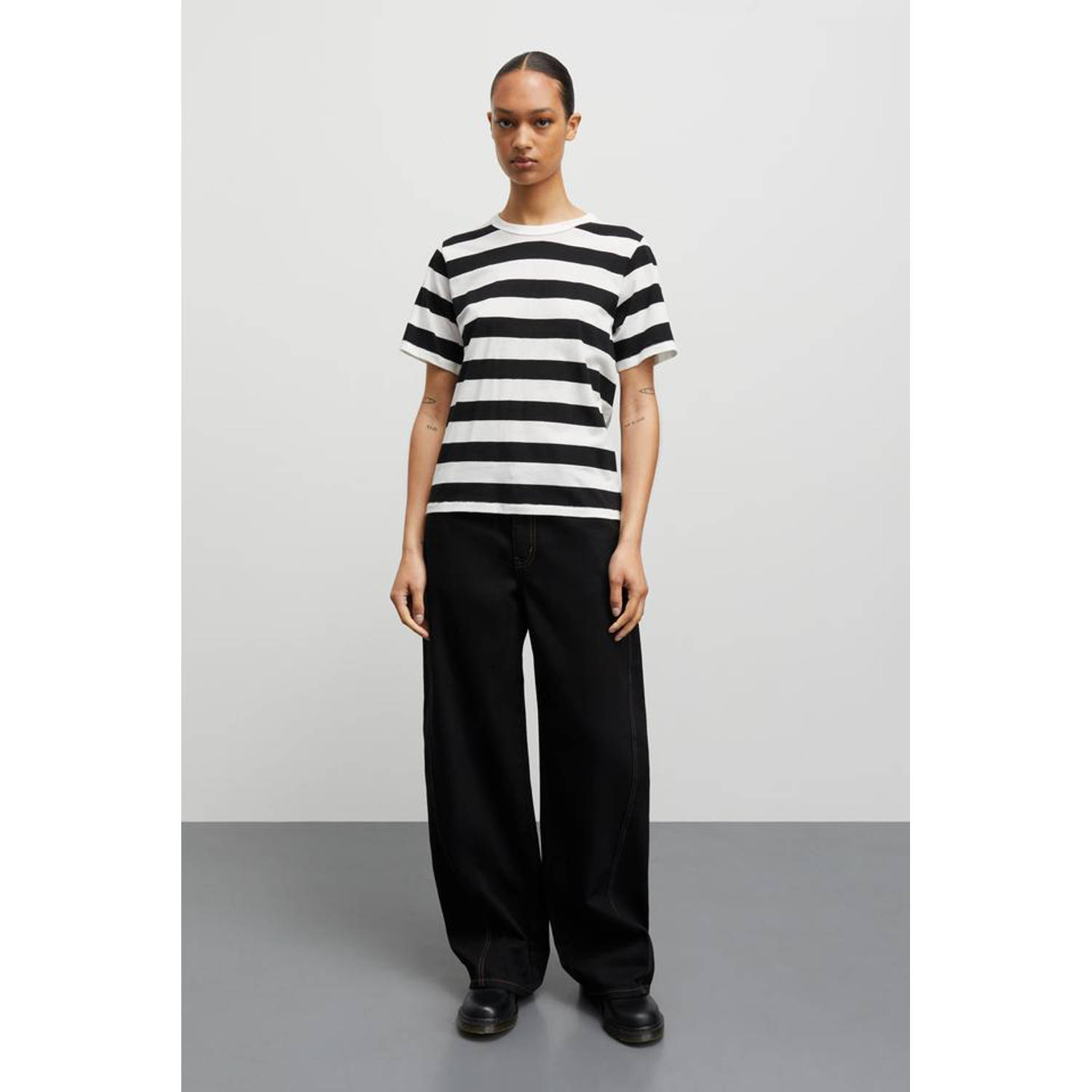 MADS NØRGAARD COPENHAGEN T-shirt zwart