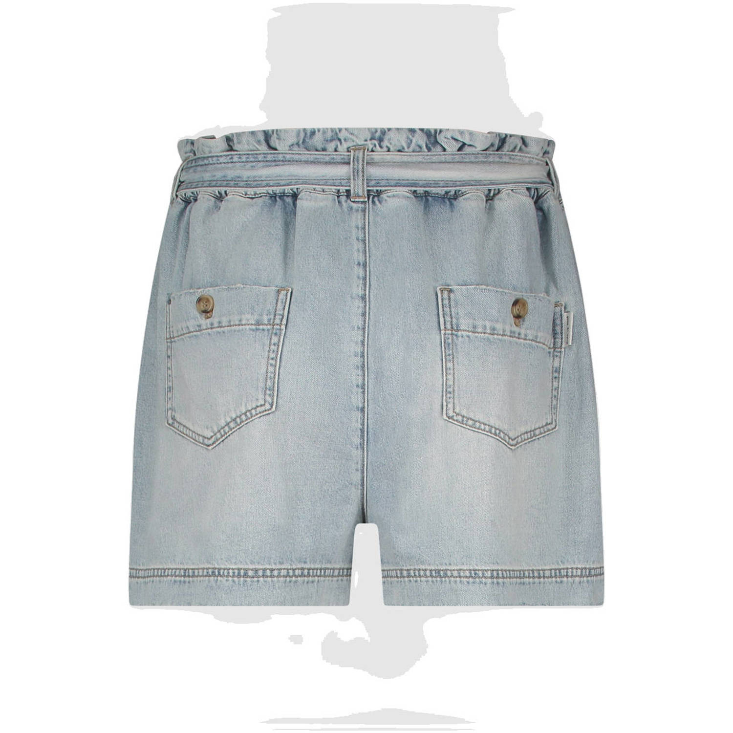 Circle of Trust regular high waist denim short light blue denim
