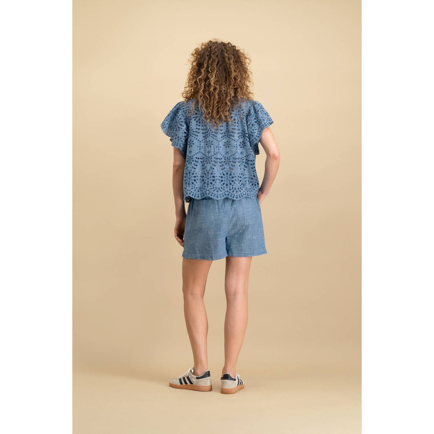 Circle of Trust regular waist casual short blauw