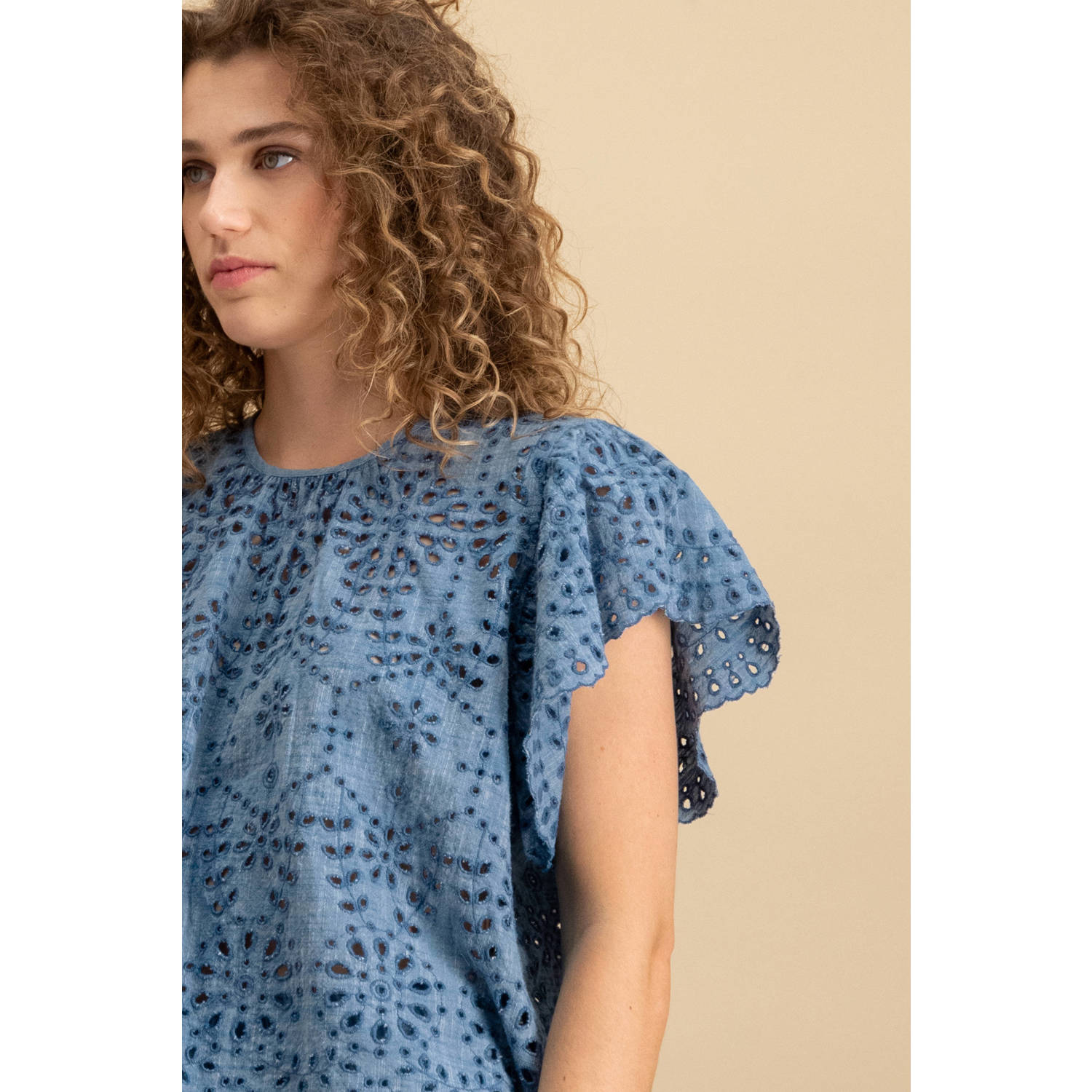 Circle of Trust regular waist casual short blauw