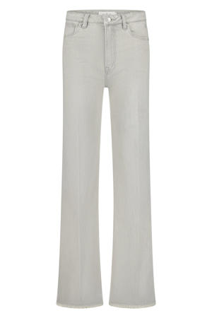 high waist grey denim