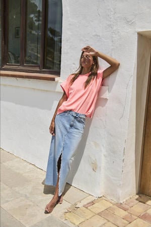 spijkerrok light blue denim