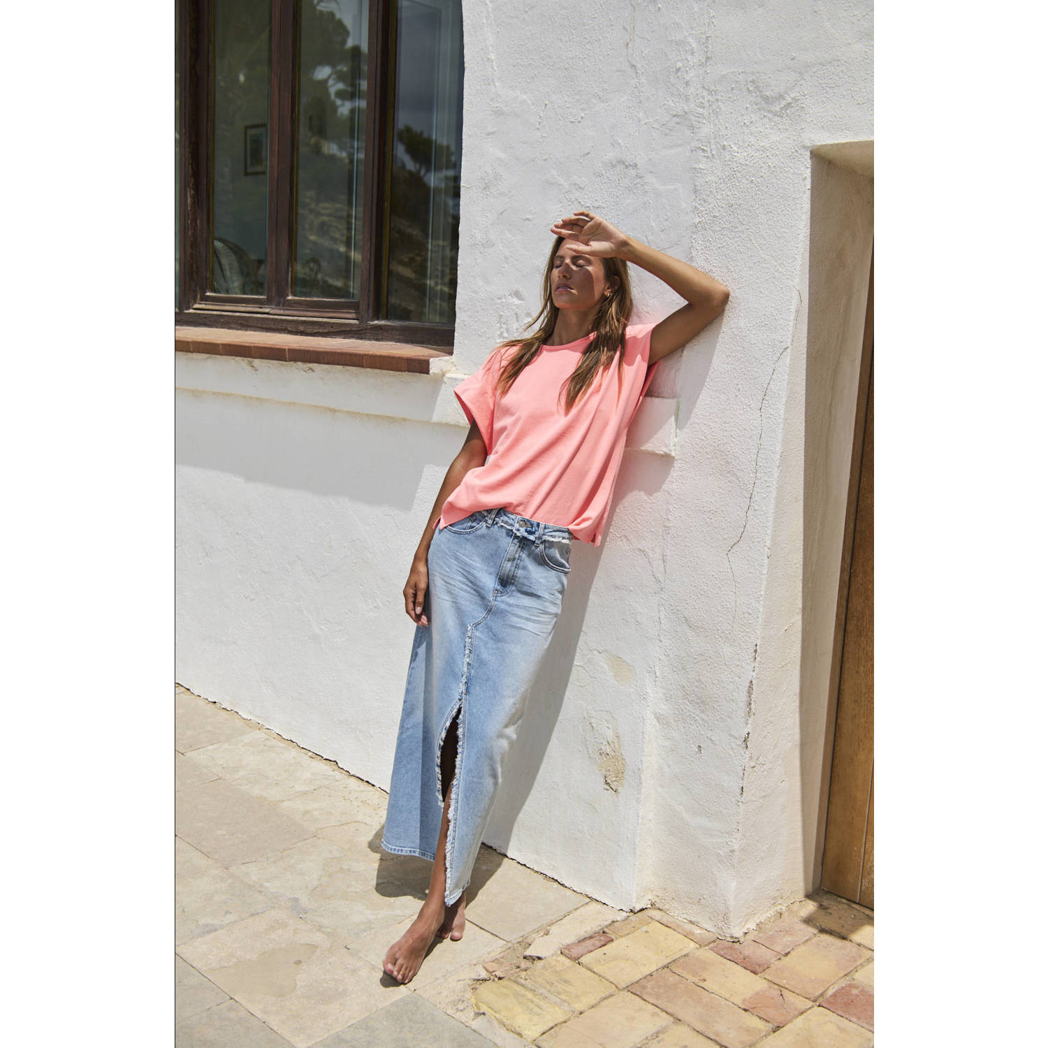 Circle of Trust spijkerrok light blue denim