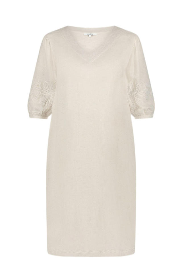 Circle of Trust midi jurk broderie ecru wehkamp