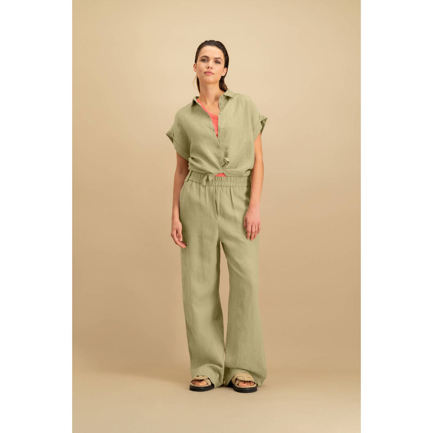 Circle of Trust regular waist casual broek kaki