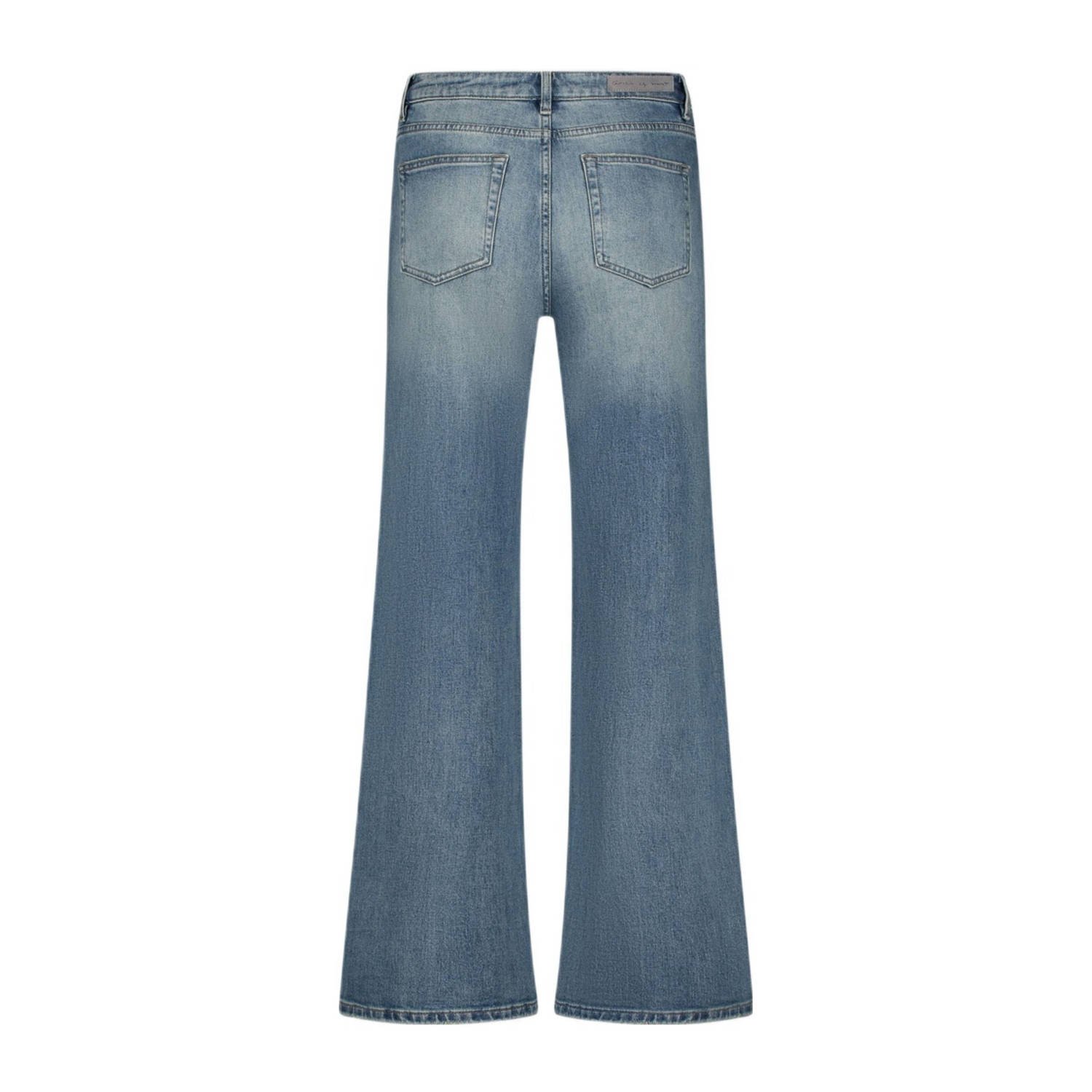 Circle of Trust high waist wide leg jeans medium blue denim