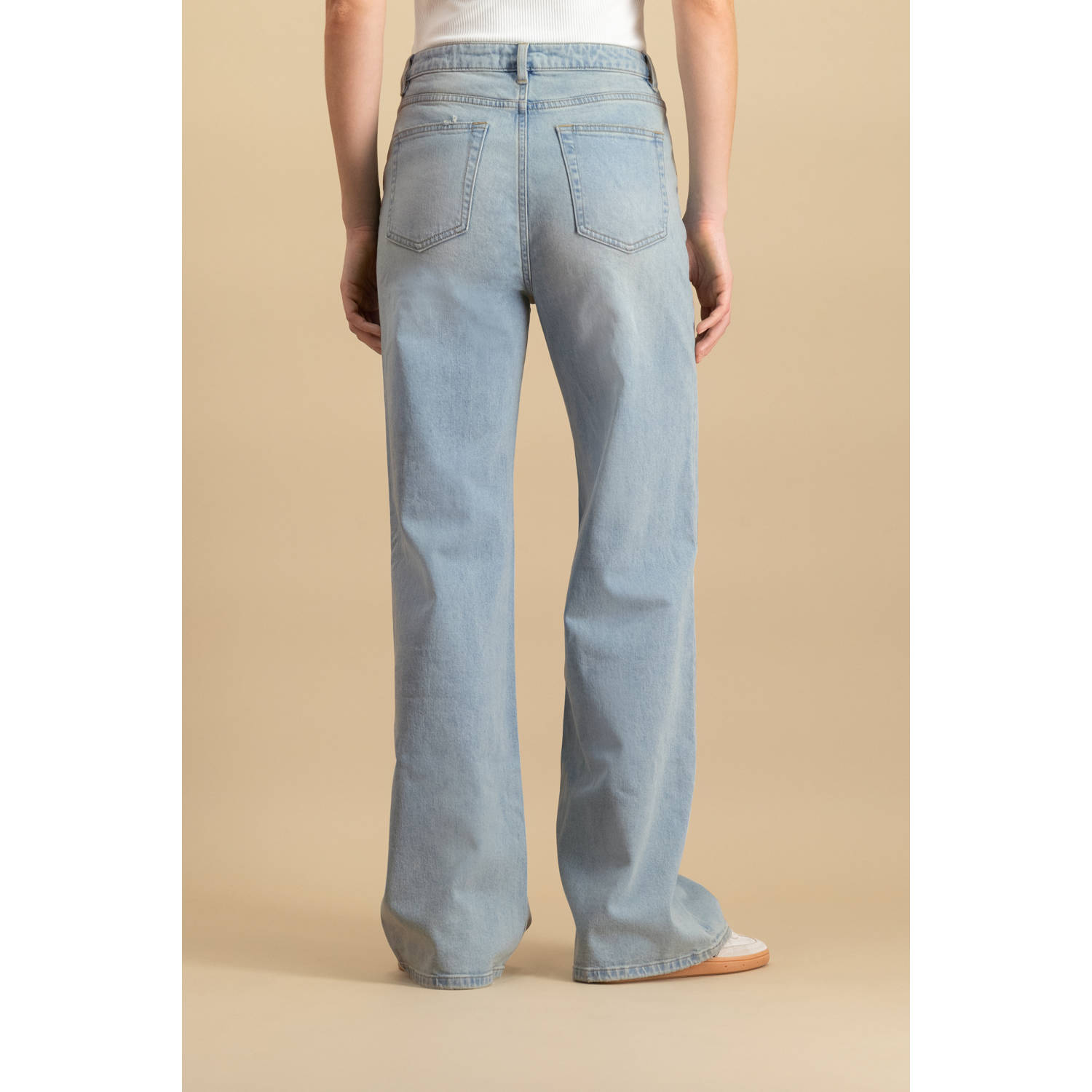 Circle of Trust high waist wide leg jeans light blue denim