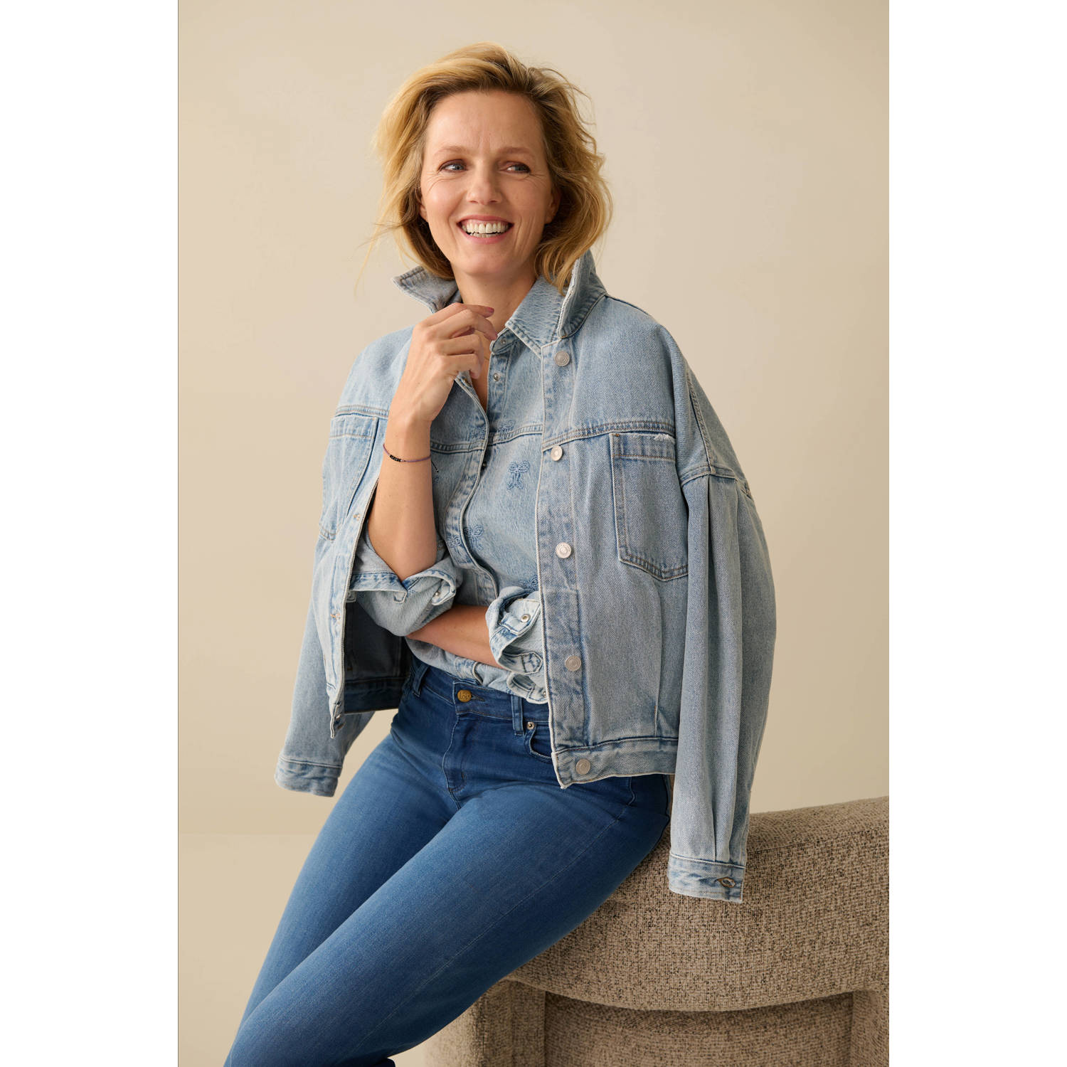 Circle of Trust spijkerjas medium blue denim