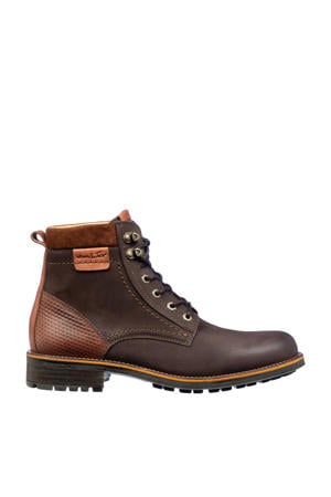 Fritz leren veterboots bruin