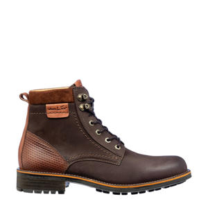 Fritz leren veterboots bruin