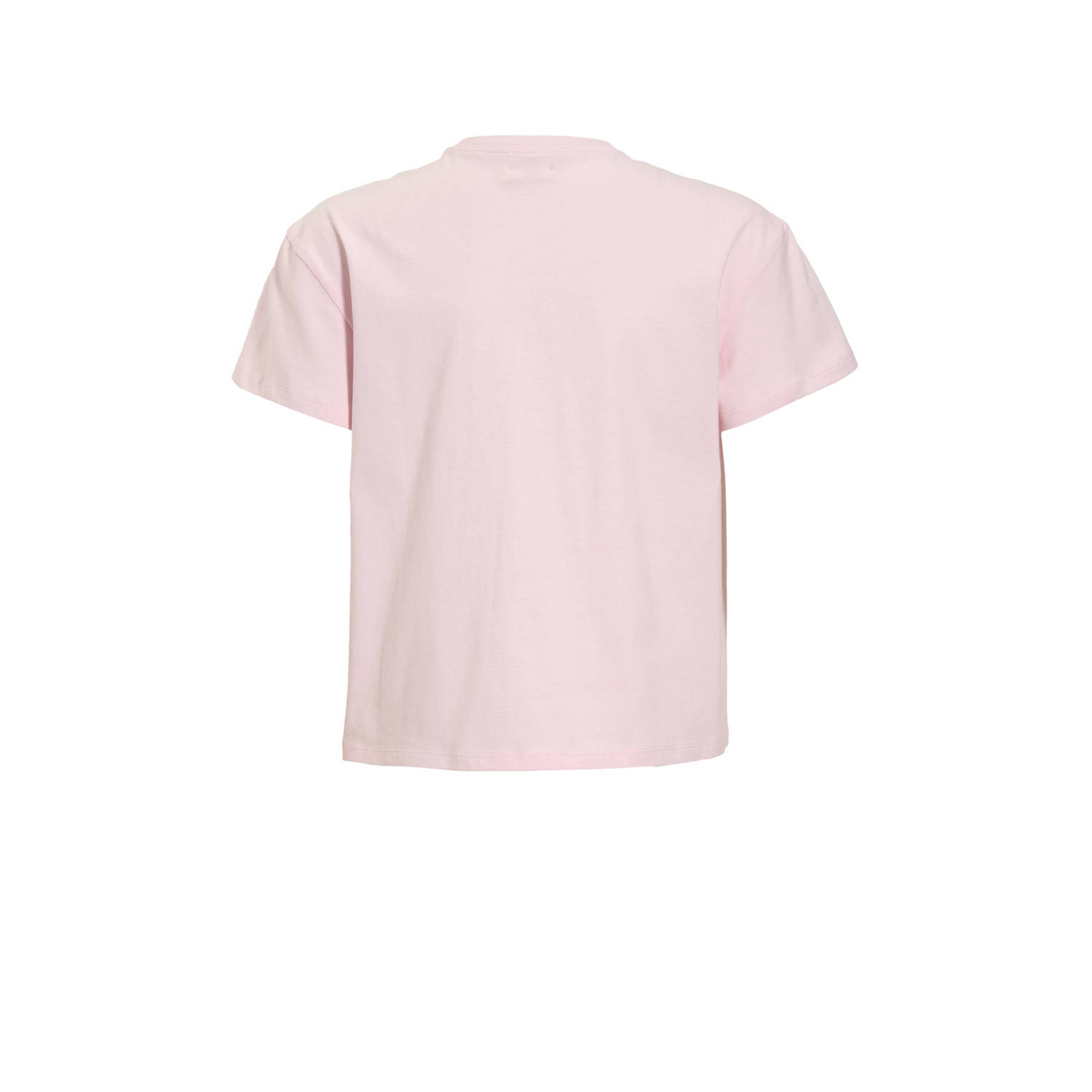 Orange Stars T-shirt met pailletten roze