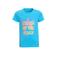Orange Stars T-shirt met printopdruk blauw