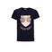 Orange Stars T-shirt met printopdruk donkerblauw