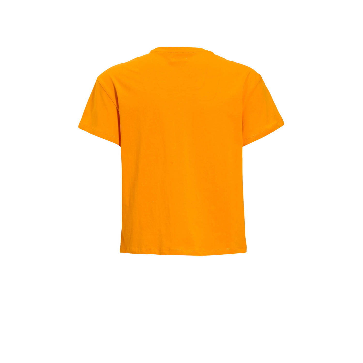 Orange Stars T-shirt met pailletten oranje