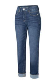 thumbnail: MAC regular waist straight leg jeans medium blue denim
