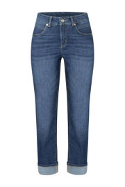 thumbnail: MAC regular waist straight leg jeans medium blue denim
