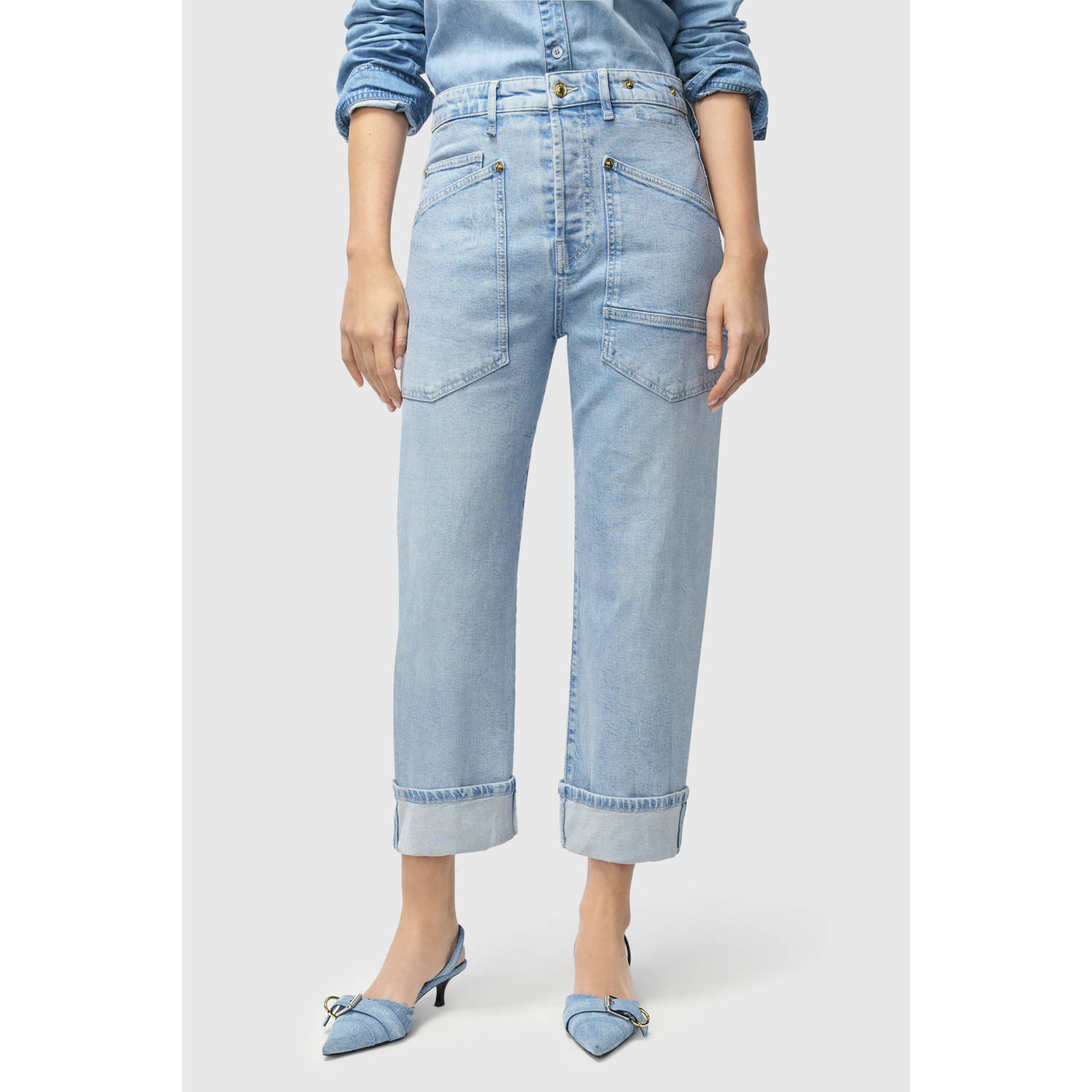 MAC Stijlvolle Jeans voor Mannen Blue Dames