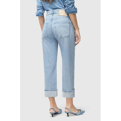 MAC straight leg jeans light blue denim afbeelding