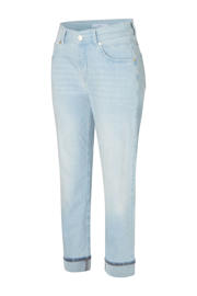 thumbnail: MAC regular waist straight leg jeans light blue denim