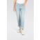 MAC regular waist straight leg jeans light blue denim