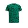 Orange Stars T-shirt met graffiti print donkergroen